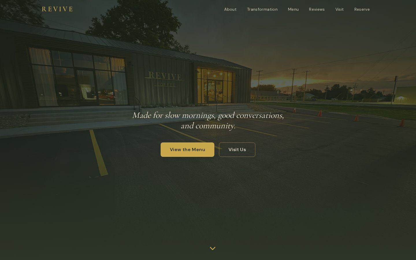 Revive Coffee — Website Design & Development project by Hybrid Reach Media